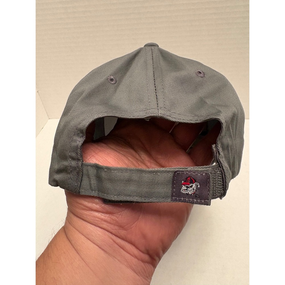 Georgia Bulldogs Hat Captivating Headwear Gray Adjustable UGA Baseball Cap Mens - Picture 4 of 6
